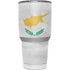 Cyprus Flag Distressed Yeti 30oz Rambler Tumbler Skin